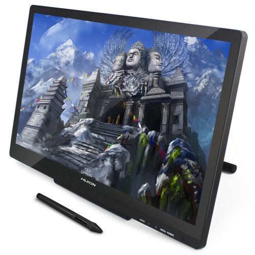 

HUION Kamvas Series GT-220 V2 21.5inch 5080LPI Graphics Drawing Tablet Digital Display for Windows / Mac OS, with Digital Pen (Black)