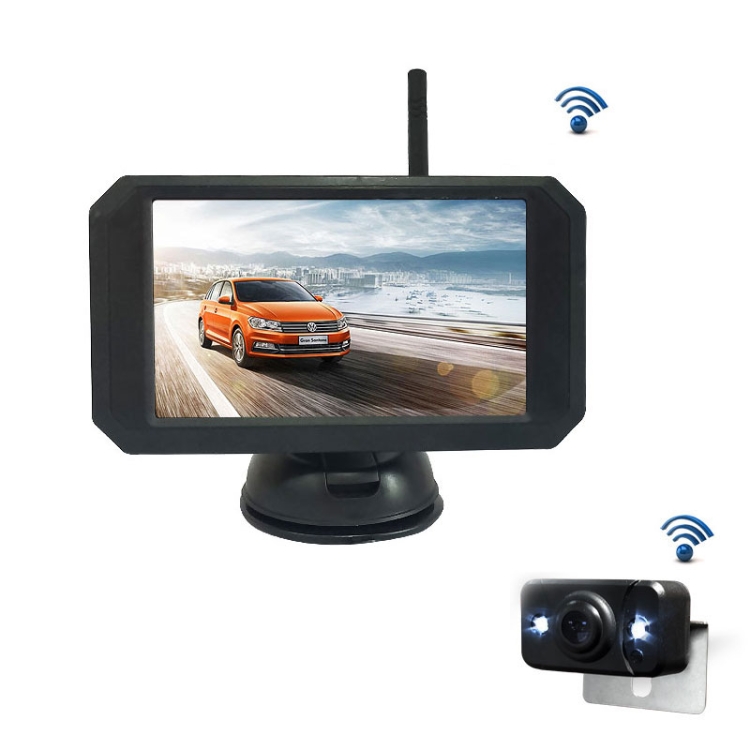 

WX5300D 5 inch Digital Wireless Set Car Rear View Camera for Security Backup Parking, IP67 Waterproof, Wide Viewing Angle: 170 Degree