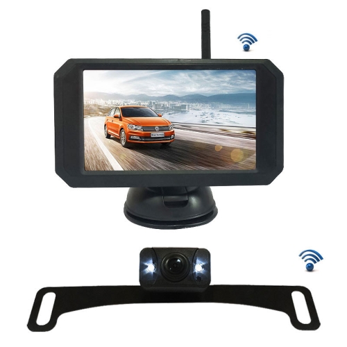 

WX5301D 5 inch Digital Wireless Set Car Rear View Camera for Security Backup Parking, IP67 Waterproof, Wide Viewing Angle: 170 Degree