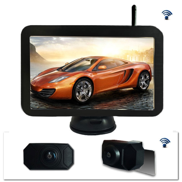 

WX7310D 7 inch HD 720P Digital Wireless Set Car Rear View Camera for Security Backup Parking, IP67 Waterproof, Wide Viewing Angle: 170 Degree