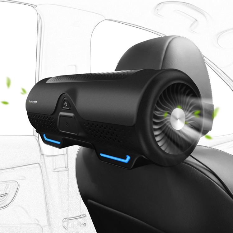 

Original Lenovo HA05 7W Car Air Purifier, DC 12V (Black)