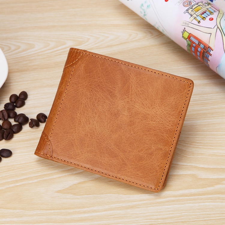 

TP-173 Ultra-Thin Multi-functional Retro Cowhide Leather Multiple Card Slots Wallet (Brown)