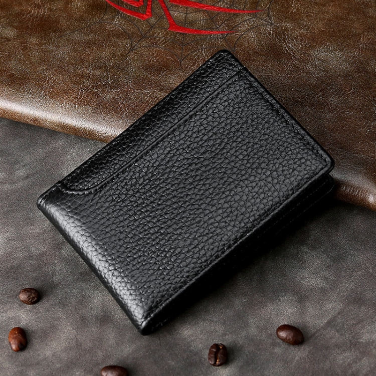

TP-055 Litchi Texture Leather Multi-function Motor Vehicle Driving License Card Folder(Black)