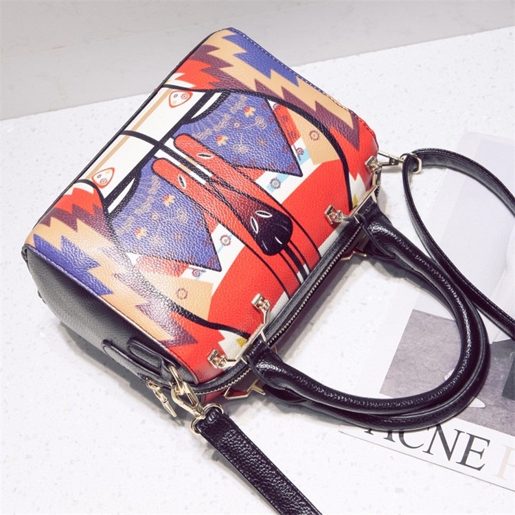 

Leisure Fashion PU Leather Slant Shoulder Bag Handbag (Red)