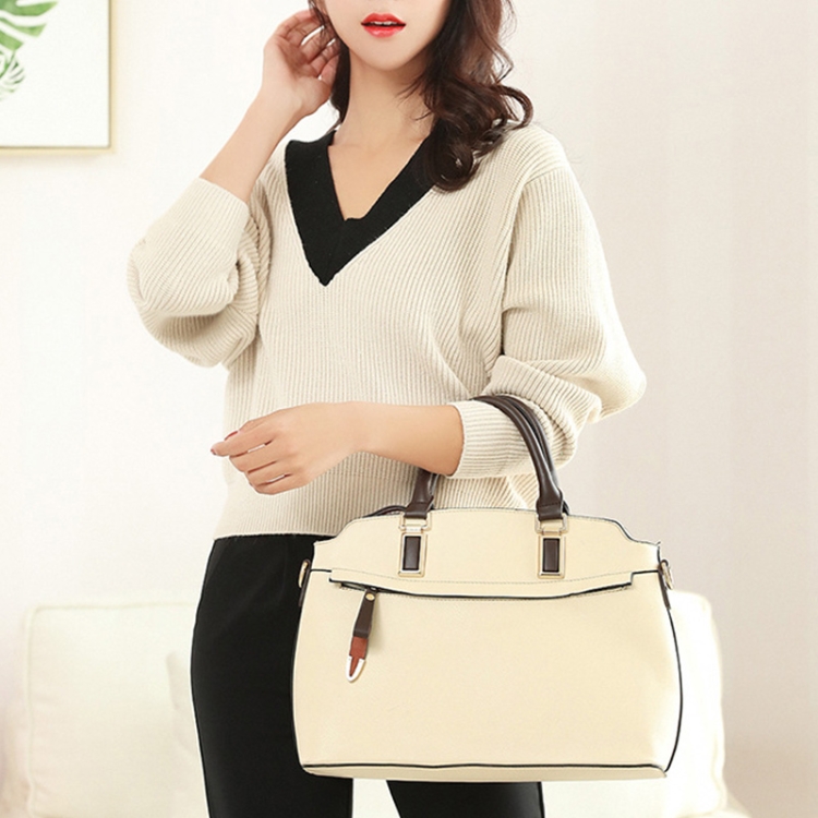 

Soft Leather One Shoulder Crossbody Bag Handbag for Women, Suitable for Laptop Size: 11-12 inch