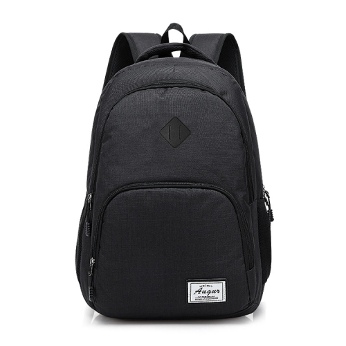 

AUGUR 966 Retro Casual Oxford Cloth Backpack Shoulders Laptop Bag(Black)