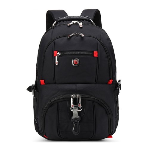 

AUGUR Casual Oxford Cloth Backpack Shoulders Laptop Bag (Black)