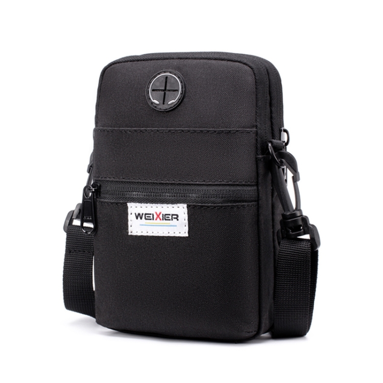 

WEIXIER 8608 Multifunctional Mobile Phone Bag Outdoor Sports Sports Waist Bag Single Shoulder Bag(Black)