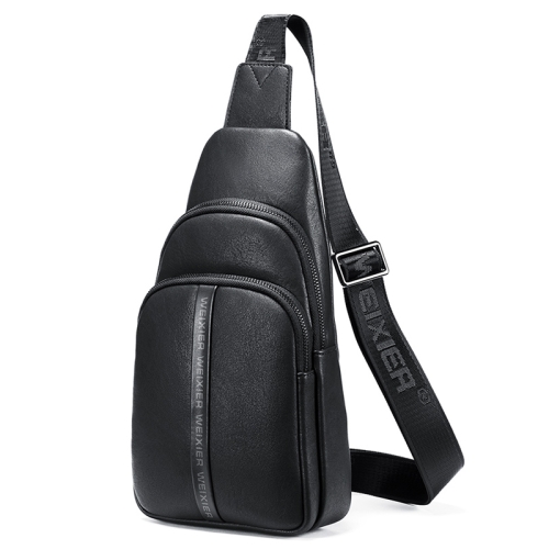 

WEIXIER 9502 Multifunctional Oxford Cloth Waterproof Outdoor Sports Waist Bag Single Shoulder Bag(Black)
