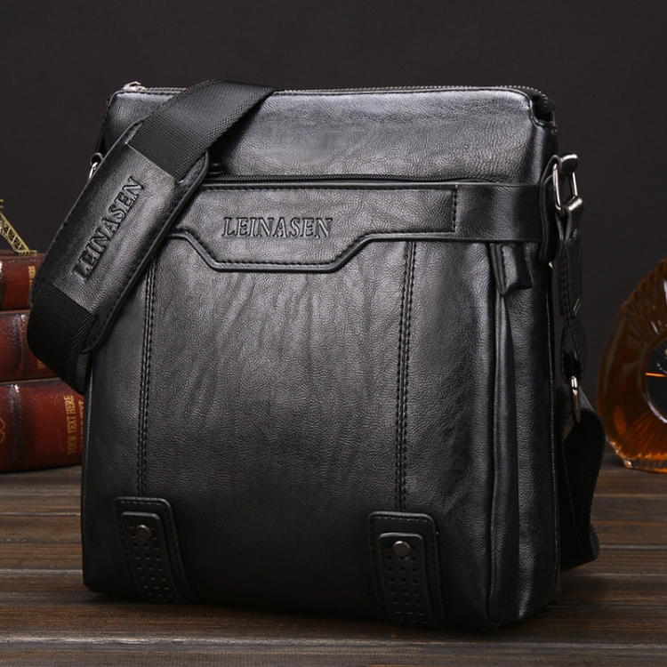 

WEIXIER 15036 Multifunctional Men Business Messenger Bag Single Shoulder Bag (Black)