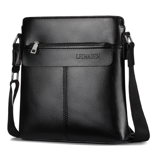 

WEIXIER 18071 Men Business Leisure Style PU Leather Single Shoulder Bag (Black)