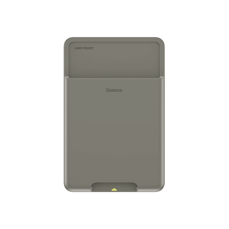 

Baseus Mobile Phone Back Stick Silicone Card Bag (Dark Gray)