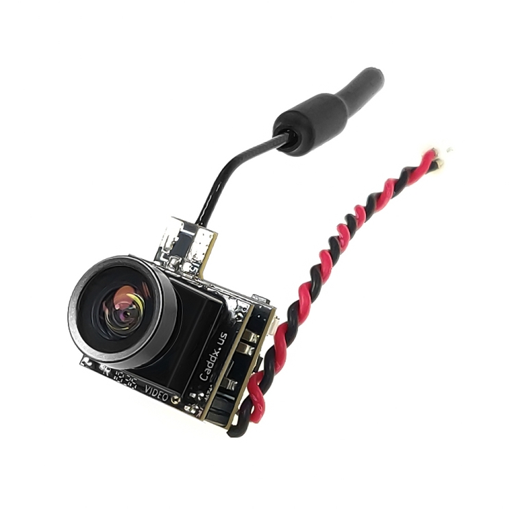 

Caddx.us Beetle V1 Mini HD 800TVL FOV 170 Degree Len FPV Color Camera with 1 / 4 inch CMOS Sensor, NTSC / PAL Non-changeable