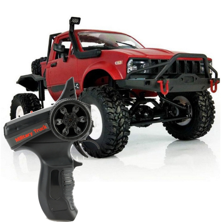 

WPL C-14 1:16 Mini 2.4G 4WD RC Crawler Off Road Car with Light(Red)