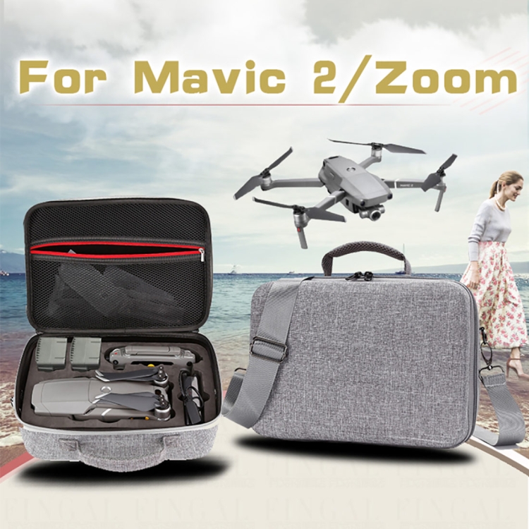 

Shockproof Waterproof Portable Case for DJI Mavic 2 Pro / Zoom and Accessories, Size: 29cm x 19.5cm x 12.5cm(Grey)
