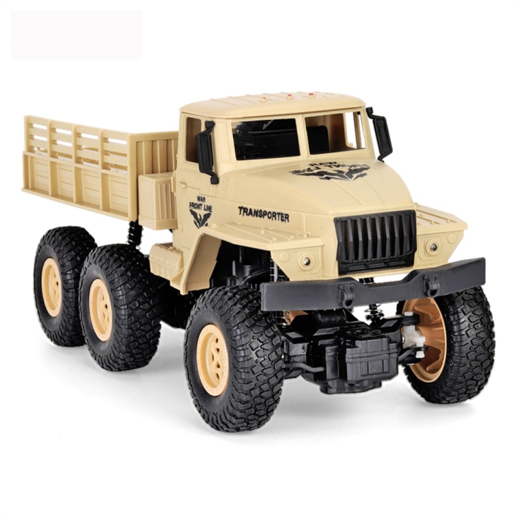 

JJR/C 1:18 2.4Ghz 4 Channel Remote Control Dongfeng 7 Six-wheeled Armor Truck Vehicle Toy(Yellow)