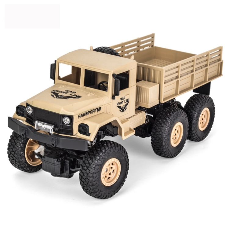 

JJR/C 1:18 2.4Ghz 4 Channel Remote Control Dongfeng 8 Six-wheeled Armor Truck Vehicle Toy(Yellow)