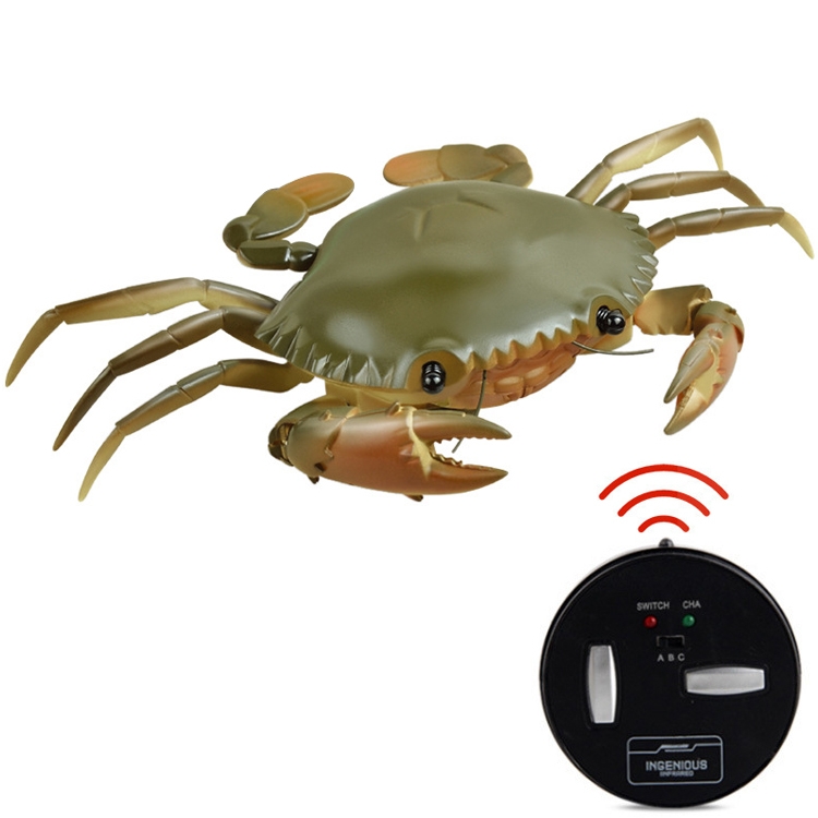 

9995 Infrared Sensor Remote Control Simulated Crab Creative Children Electric Tricky Toy Model (Green)