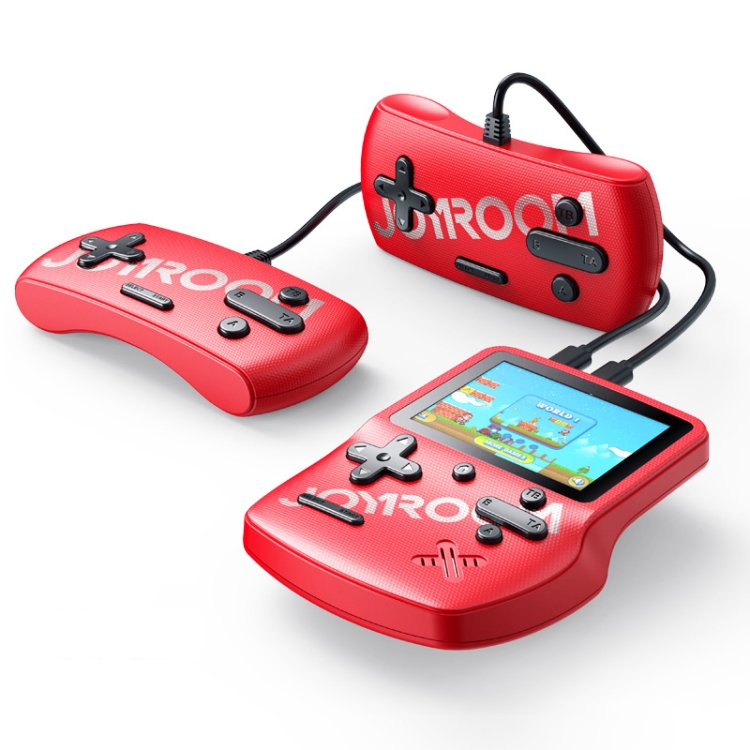 

JOYROOM JR-CY282 Double-handle Handheld Game Console, Built-in 30 Games(Red)