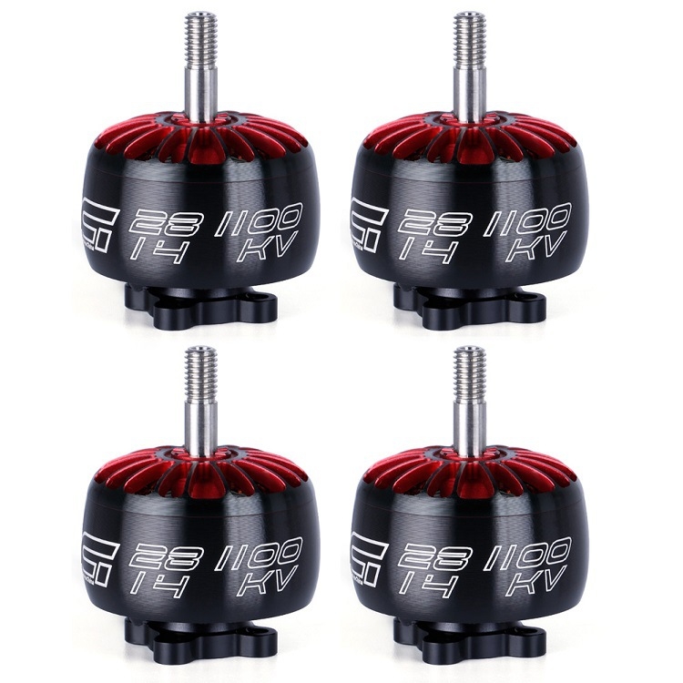 

4 PCS iFlight XING 2814 1100KV CNC RC 3-6S Brushless Motor for DIY RC Racing Drone