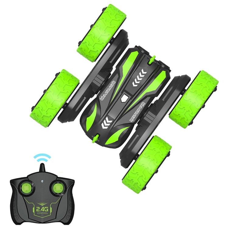 

[US Warehouse] 2.4G Wireless Remote Control Car Toy Double Sided Double-sided Flip Stunt Car