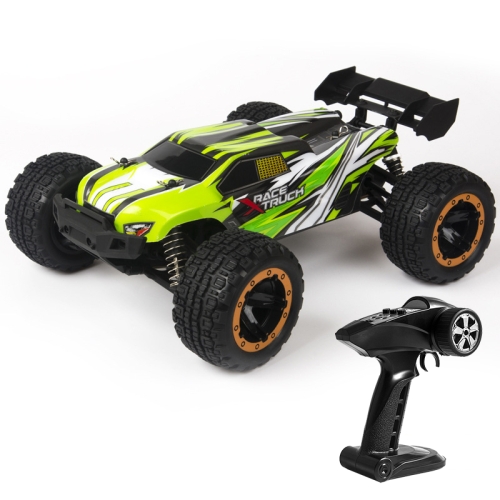 

SG-1602 Brushless Version 2.4G Remote Control Competitive Bigfoot Off-road Vehicle 1:16 Sturdy and Playable Four-wheel Drive Toy Car Model with LED Headlights (Green)