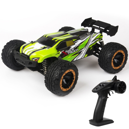 

SG-1602 Brush Version 2.4G Remote Control Competitive Bigfoot Off-road Vehicle 1:16 Sturdy and Playable Four-wheel Drive Toy Car Model with LED Headlights (Green)