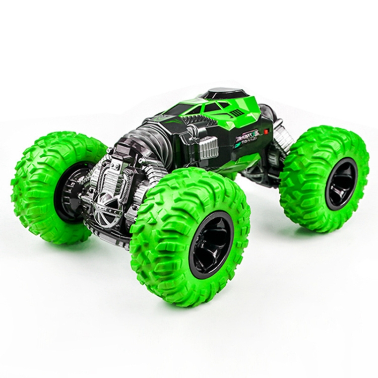 

675E 1:16 2.4GHz Double-sided Twisted Off-road Four-wheel Drive Climbing Remote Control Children Toy Car, Size: 33cm(Green)