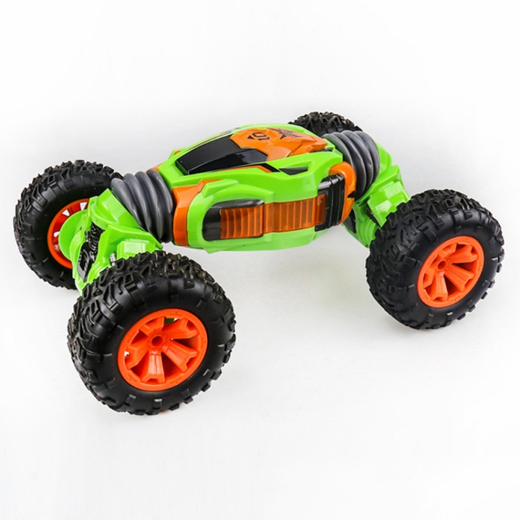 

658E 1:12 2.4GHz Double-sided Twisted Off-road Four-wheel Drive Climbing Remote Control Children Toy Car, Size: 40cm (Green)