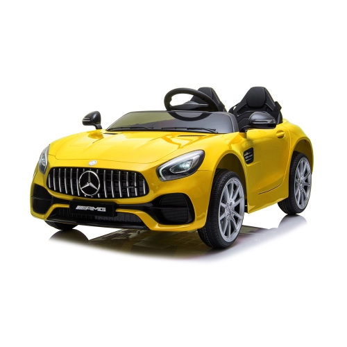

[US Warehouse] Mercedes-Benz GT Car LZ-920 2.4G Wireless Remote Control Driving Children Toy Car with 3 Speed Modes & LED Lights & Horn & Seat Belt & AUX, Suitable for Ages: 3-5 Years Old(Yellow)