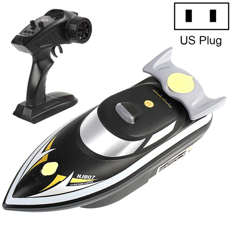 

HongXunJie HJ807 2.4Ghz Outdoor Fishing Smart Remote Control Nesting Boat Nest Ship Bait Pull Net Boat, US Plug(Black)