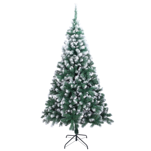 

[UK Warehouse] 7FT Spray White PVC Christmas Tree with 870 Branches & Holder