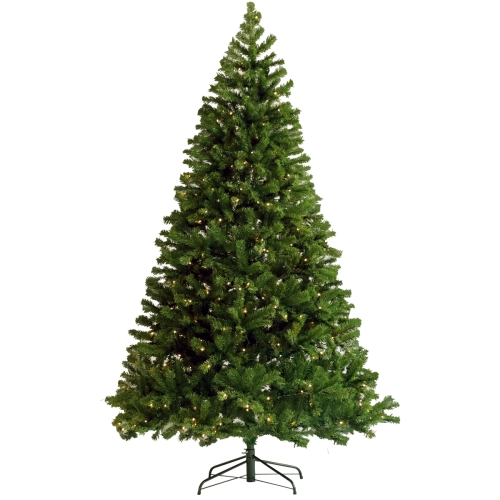 

[US Warehouse] 7.5FT Artificial Hinged Xmas Tree with 400 Pre-strung Led Lights Foldable Stand