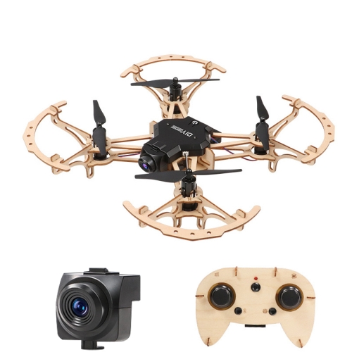 

DEER MAN M2 DIY Building Wooden 4-Axis Quadcopter with Remote Control & 0.3MP Wifi Camera, Support Headless Mode & Altitude Hold