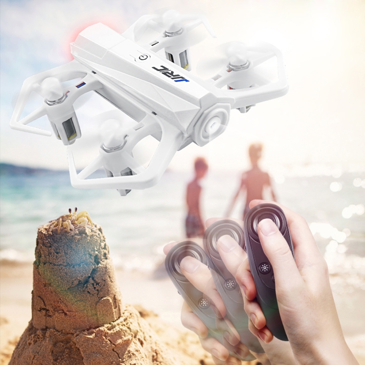 

JJR/C H63 Baby Crab Palm-sized Sensor Control Drone with LED Light & Remote Control, Support Headless Mode, Speed Control, Emergency Stop (White)