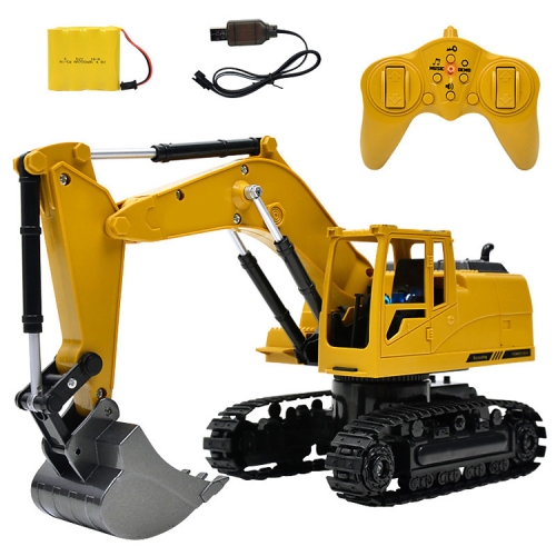 

1:24 2.4G Wireless Remote Vontrol Excavator Eight Channel Alloy Excavator Children Charging Remote Control Car Toy