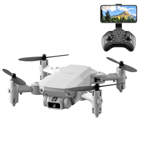 

LS-MIN 1080P Foldable RC Quadcopter Drone Remote Control Aircraft, Storage Bag Packaging (Grey White)