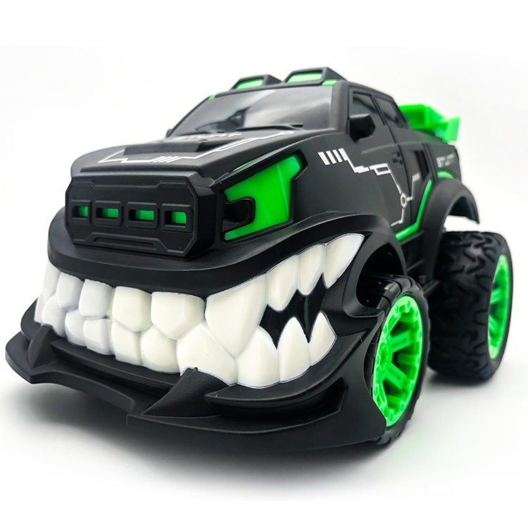 

HD885J Devil Tooth Shape 360 Degree Upright Rotation Stunt Remote Control Car Electric Vehicle Toy (Green)