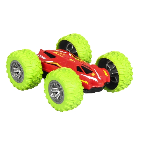 

8031 Rechargeable Stunt Car Children Toy Double-sided Off-road Dump Truck (Green)