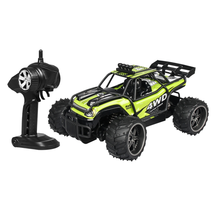 

S-009 Rechargeable 2.4G 4WD SUV Children Remote Control High Speed Car Wireless Climbing Car(Green)