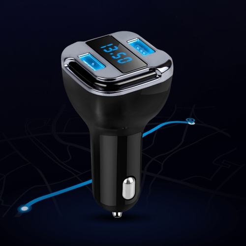 

Dual USB Quick Charge Car Charger with Vehicle GPS Locator Real Time Tracking, For iPhone, iPad, Galaxy S8, LG, Nexus and More