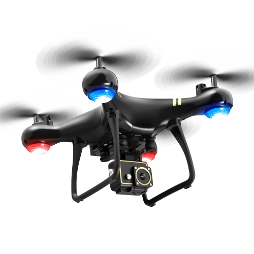 

LSRC LF608 Pro 2.4G Wifi FPV 4K HD Camera RC Drone Quadcopter, Single Camera (Black)