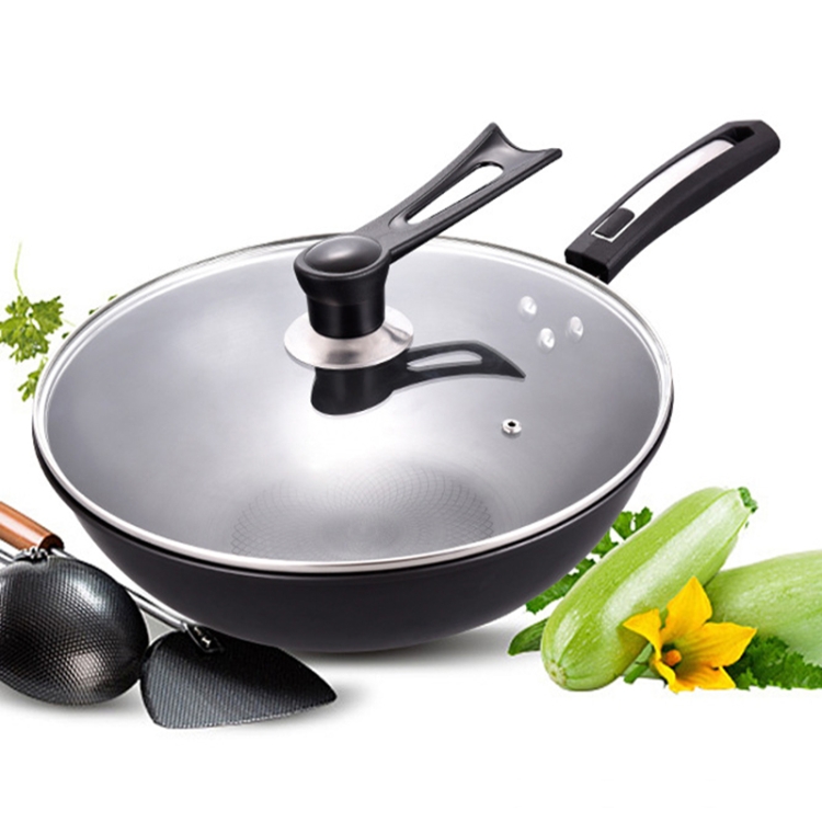 

Gas Cooker Universal Uncoated Wok, Mouth Diameter: 32cm