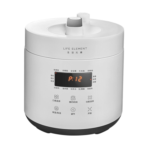 

Original Xiaomi Youpin LIFE ELEMENT R2 Electric Pressure Cooker, CN Plug (White)