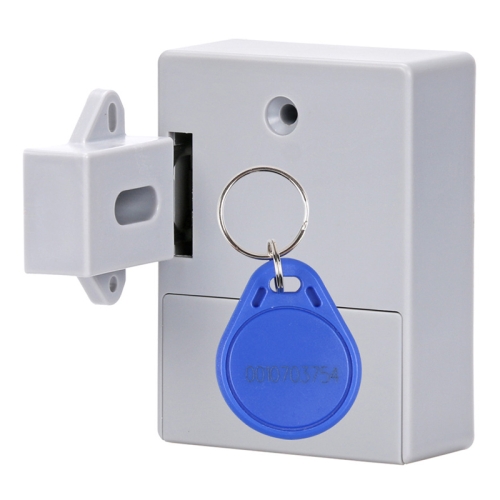 

T3 ABS Magnetic Card Induction Lock Invisible Single Open Cabinet Door Lock (Grey)