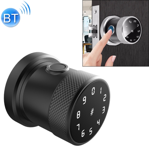 

Door Lock Bluetooth Password Lock Intelligent Fingerprint Padlock Electronic Lock, Fingerprint Edition (Black)