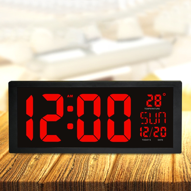 

Wall Clock Summer Time Large Screen Clock Living Room Decoration