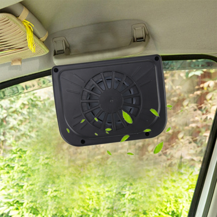 Solar Powered Car Window Windshield Auto Air Vent Cooling Fan Cooler Radiator
