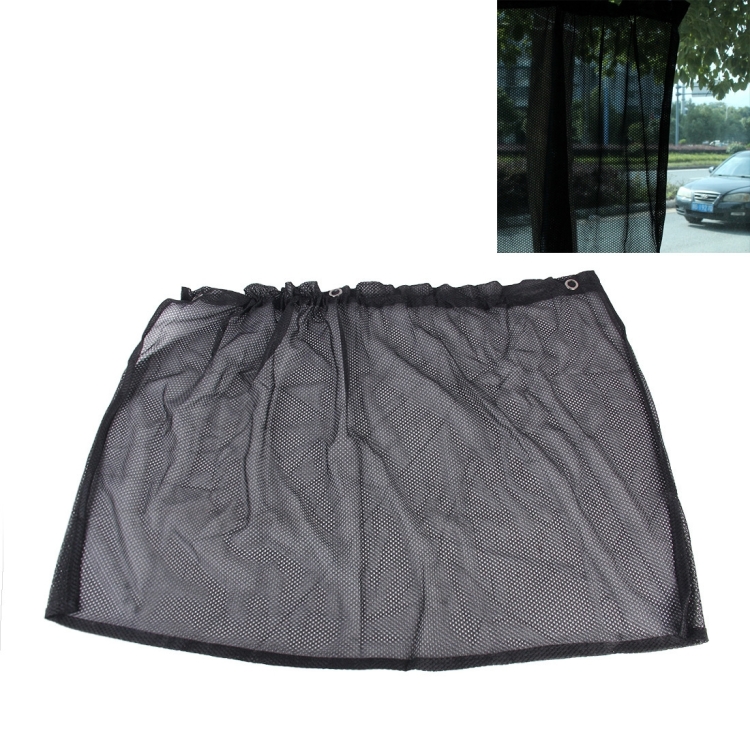 Sunsky 2pcs Suction Cup Mesh Window Curtains Car Sun Shade 46 Cm