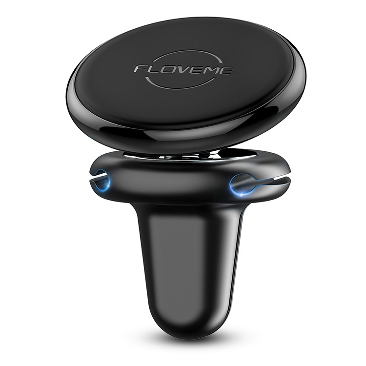 

FLOVEME Universal Clamp Cablee Magnetic Car Air Outlet Vent Mount Phone Holder Stand(Black)